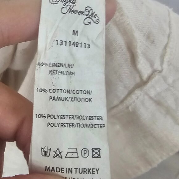 Angels never die Cream Embroidered Dress - Picture 14 of 15